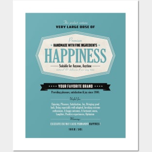 Happiness Posters and Art